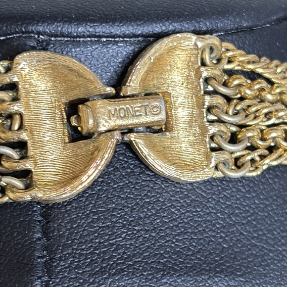 Vintage Monet Necklace Long Multistrand Rope And Cable Chain Link - Picture 7 of 9